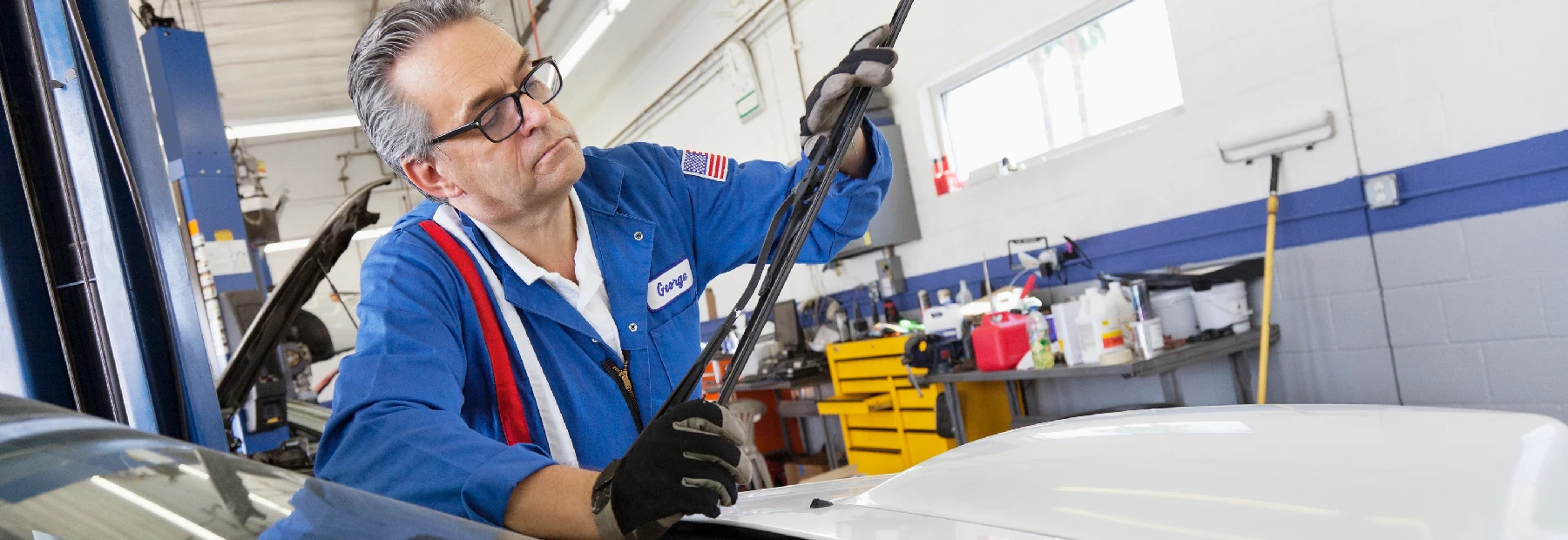 Windshield Wiper Replacement in George's Foiregn Car Service
