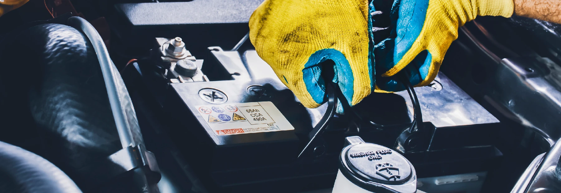 Car battery replacement service in George's Foreign Car Service