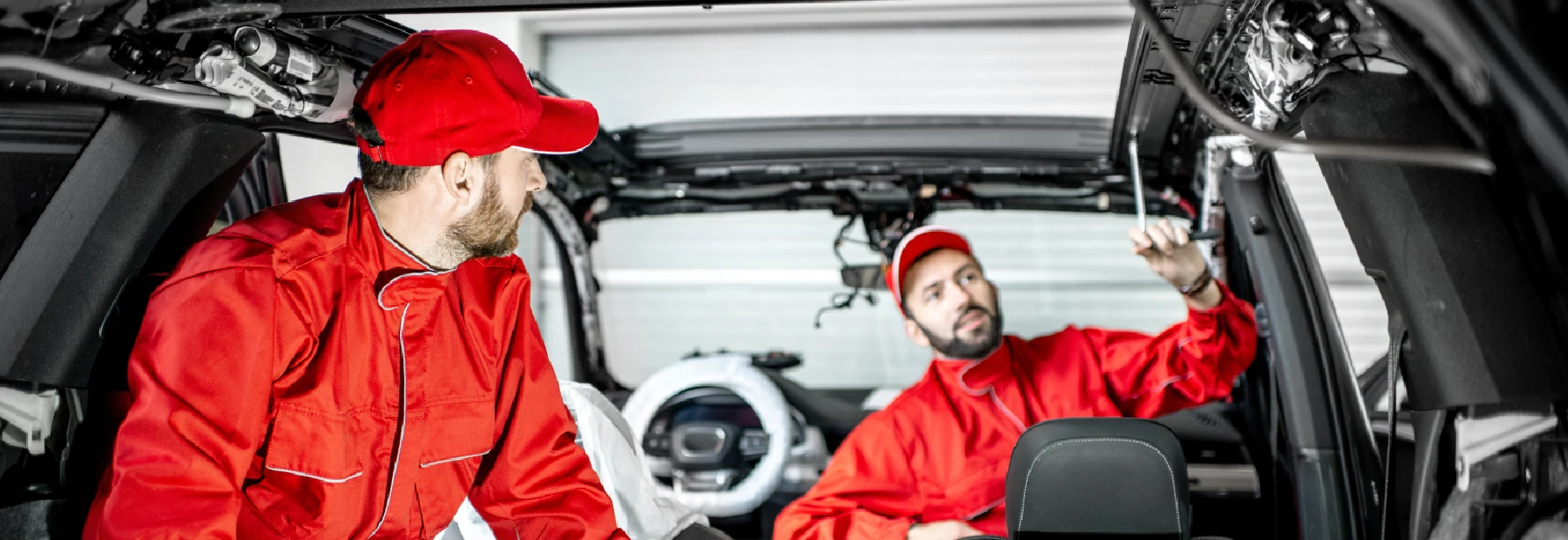 Car Interior Restoration in George's Foreign Car Service